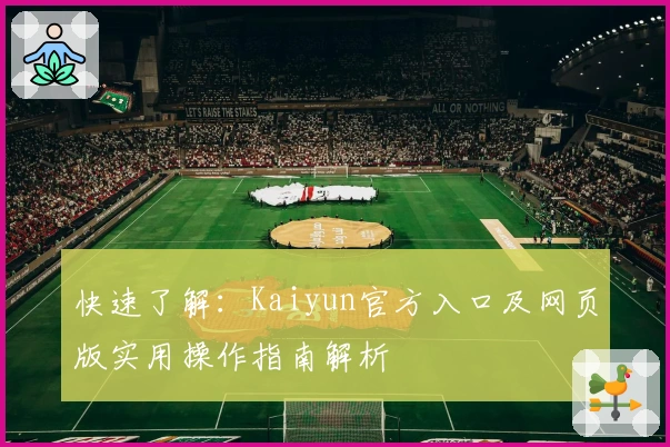快速了解：Kaiyun官方入口及网页版实用操作指南解析